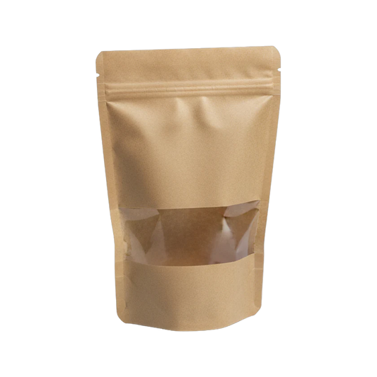 BOLSA DOYPACK CON VENTANA Y CIERRE ZIP 10unds