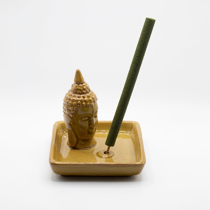 INCENSARIO DE CERÁMICA BUDA PARA INCIENSO EN VARILLA – ARMONÍA, MEDITACIÓN Y DECORACIÓN ESPIRITUAL