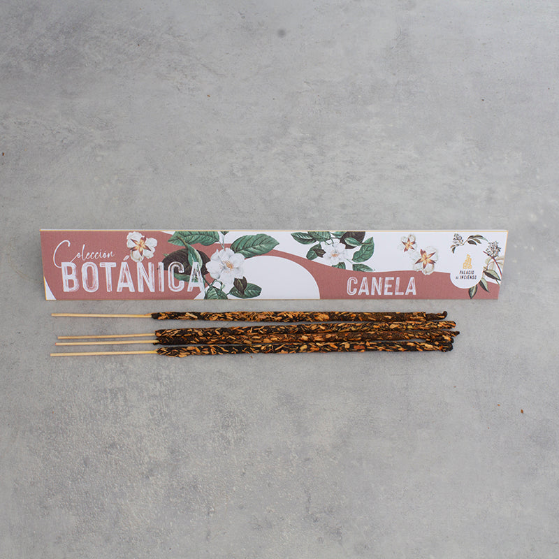 Varitas gruesas de incienso de canela hechas a mano para atraer abundancia, protección energética y amor.