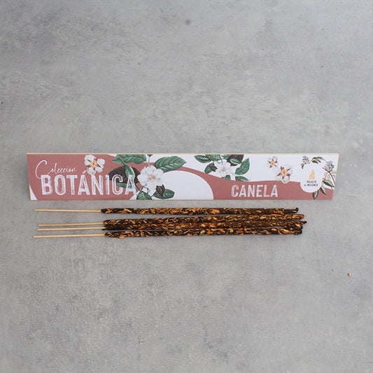 Varitas gruesas de incienso de canela hechas a mano para atraer abundancia, protección energética y amor.