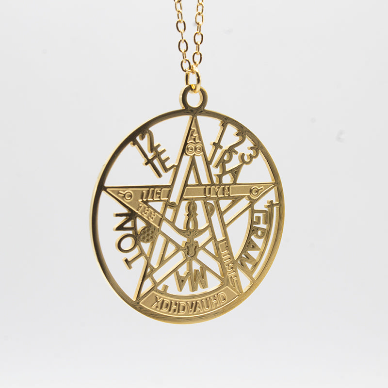 COLGANTE TETRAGRÁMATON DORADO MOD.3