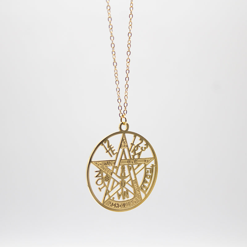 COLGANTE TETRAGRÁMATON DORADO MOD.3