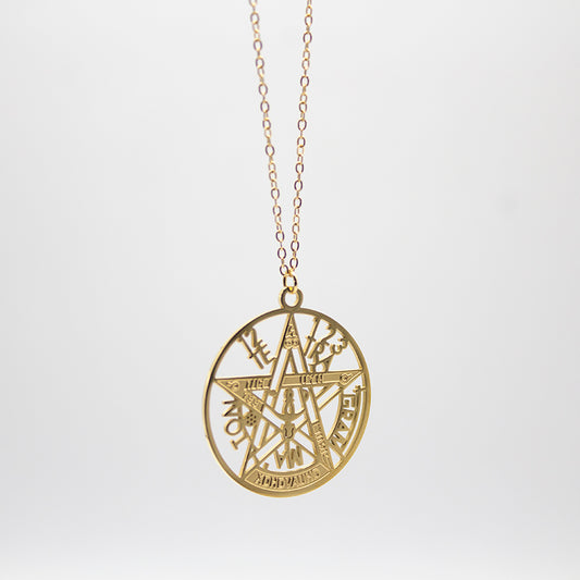 COLGANTE TETRAGRÁMATON DORADO MOD.3