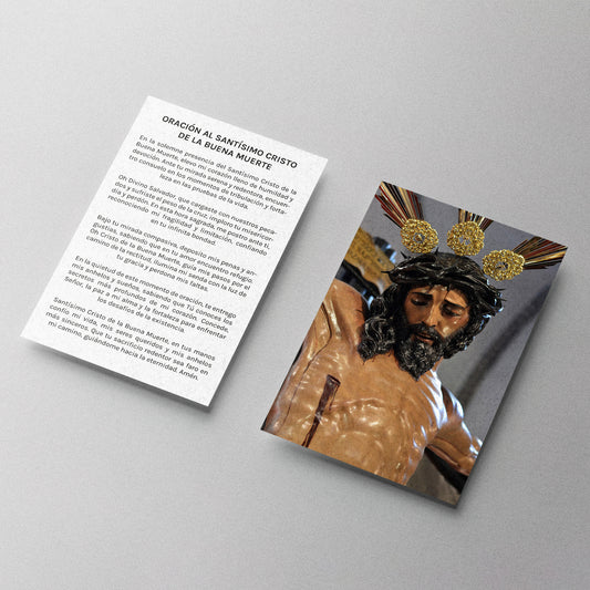 ESTAMPA SANTÍSIMO CRISTO DE LA BUENA MUERTE DE LA HINIESTA MOD.1