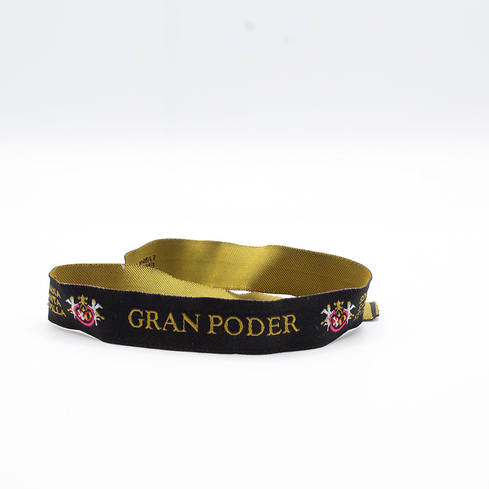 PULSERA DE TELA BORDADA GRAN PODER