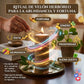 Velón Herbóreo Atrae el Dinero - Fortuna, Abundancia, Dinero, Prosperidad, Éxito, Buena suerte
