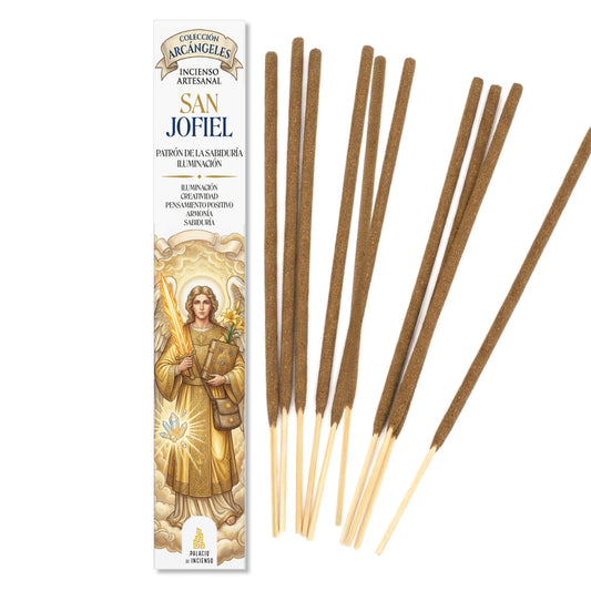 Incienso San Jofiel Arcángel para iluminación mental, sabiduría y energía positiva.