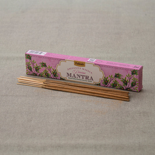 Incienso Masala Tulasi para meditación y buena fortuna