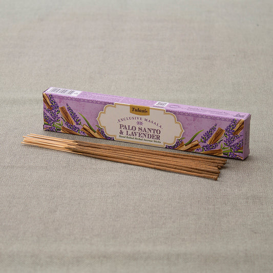 Incienso de palo santo y lavanda Masala Tulasi