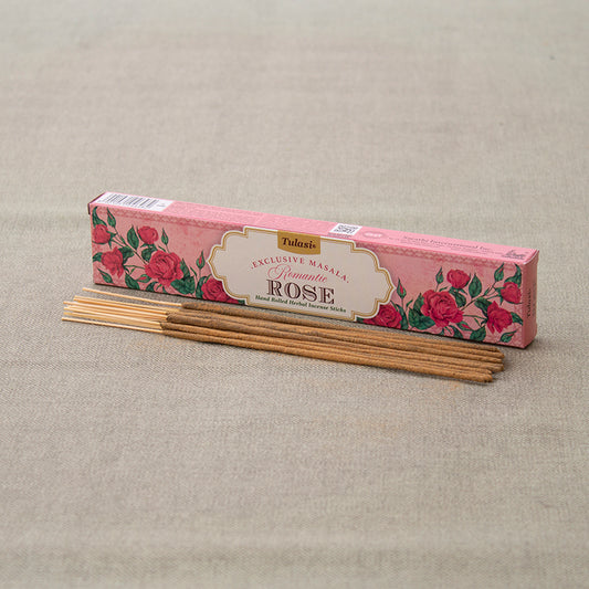 Incienso de rosas Masala Tulasi en caja, aroma floral esotérico