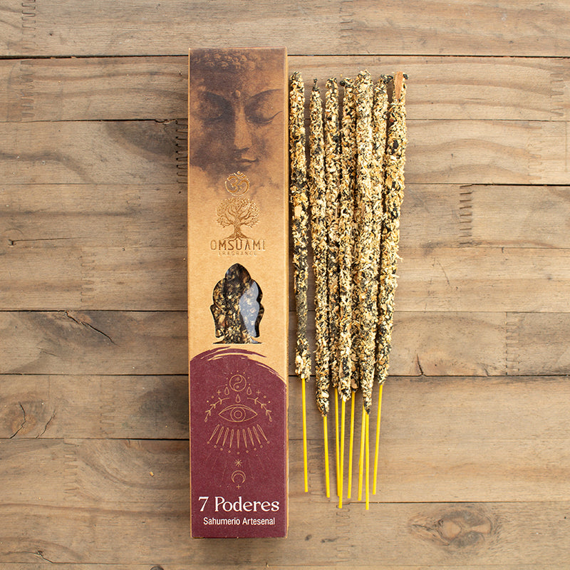 Incienso Smudge Budha 7 Poderes en caja artesanal