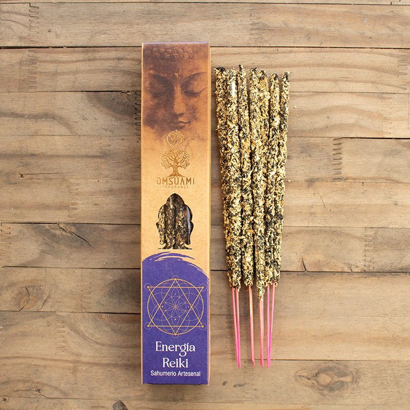 Incienso smudge Budha energía Reiki para armonizar el ambiente