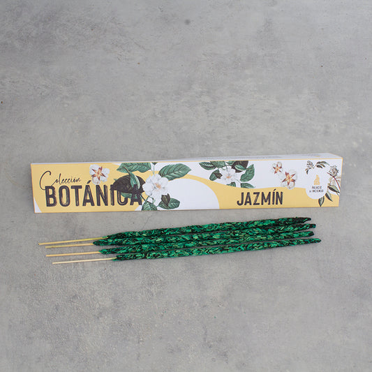 Varitas de incienso de jazmín gruesas artesanales que atraen amor y buena fortuna, calidad premium.