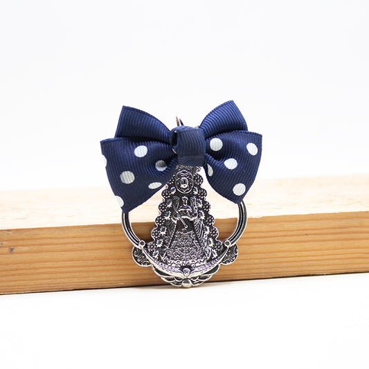 AMULETO VIRGEN DEL ROCIO LAZO LUNARES - CARRITO DE BEBE