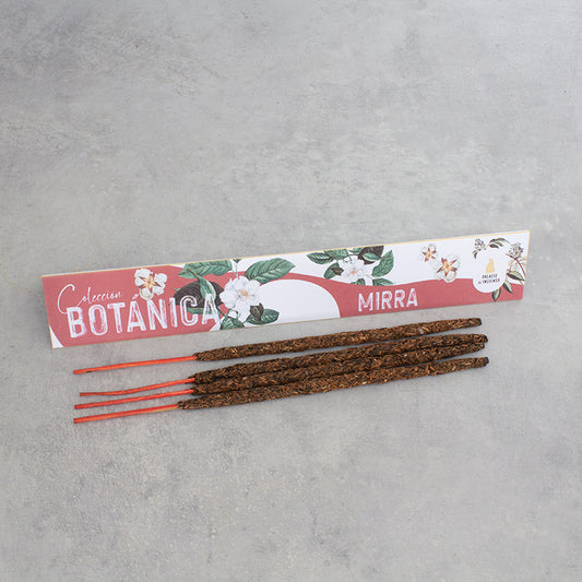 Incienso de mirra natural artesanal – varitas gruesas para purificación, relajación y protección espiritual