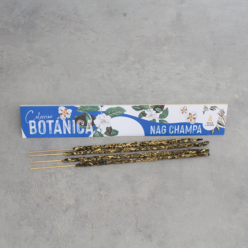 Varitas gruesas de incienso Nag Champa hechas a mano para purificar ambientes y favorecer meditación y concentración