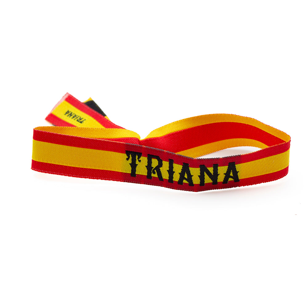 PULSERA DE TELA BORDADA TRIANA