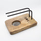 SOPORTE QUEMADOR PARA PALO SANTO DE MADERA NATURAL – EQUILIBRIO, LIMPIEZA Y ARMONÍA EN TUS RITUALES