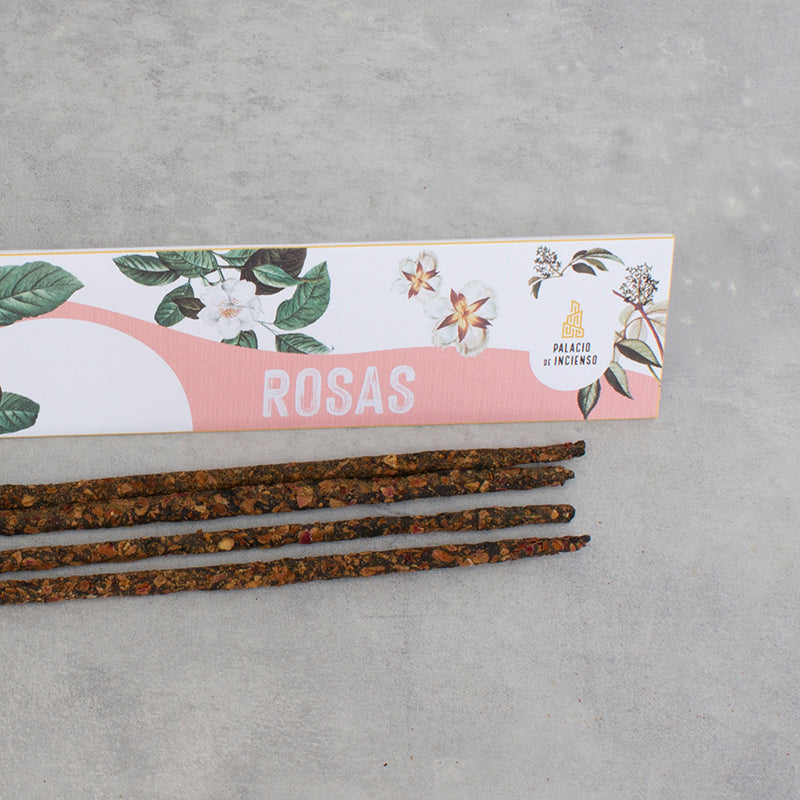 INCIENSO BOTÁNICO DE ROSAS - AMOR, SANACIÓN Y PROTECCIÓN
