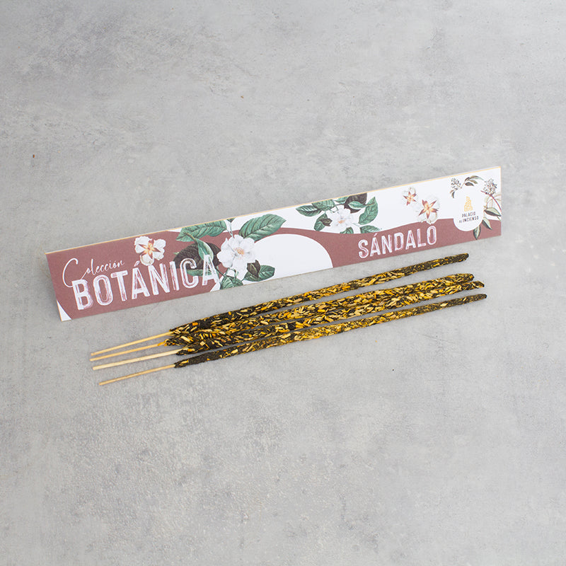 Varitas gruesas de incienso de sándalo natural hechas a mano con aroma calmante