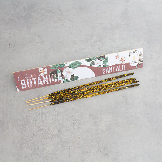 Varitas gruesas de incienso de sándalo natural hechas a mano con aroma calmante