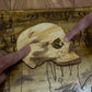 TABLERO OUIJA ARTESANAL EN MADERA HECHA A MANO