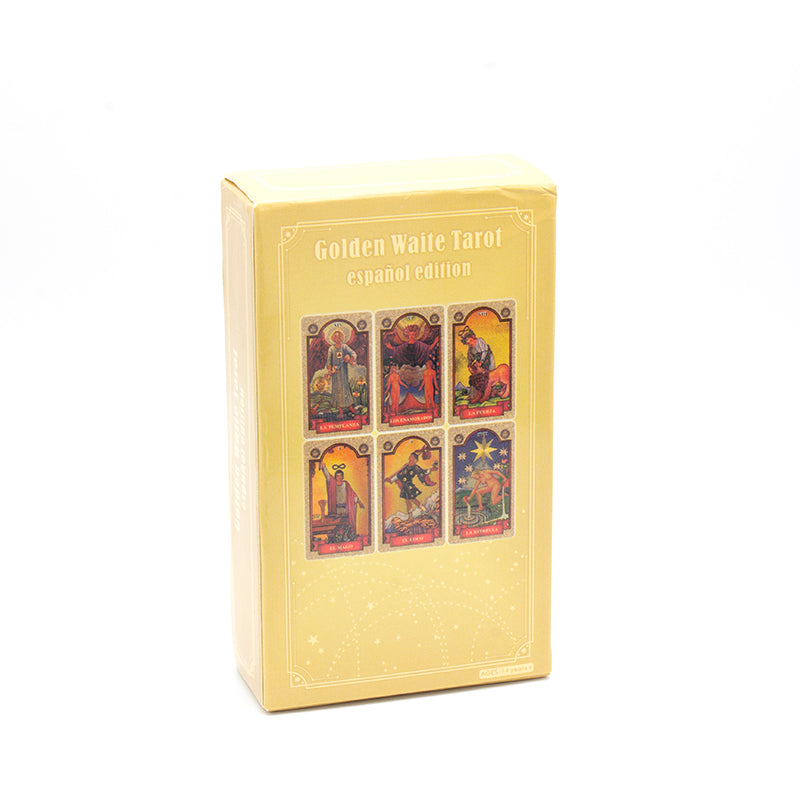 TAROT DE ORO EDICIÓN EN ESPAÑOL – 78 CARTAS ORIGINALES