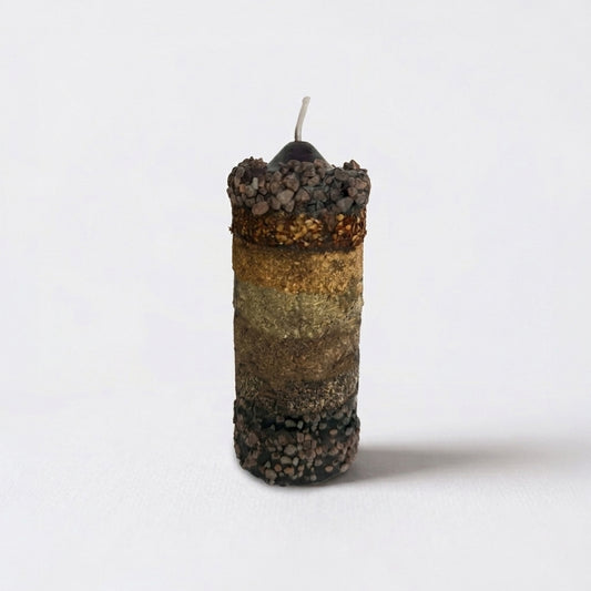 Velón 7 Víboras ritualizado para cortar magia negra, limpieza energética y protección espiritual.