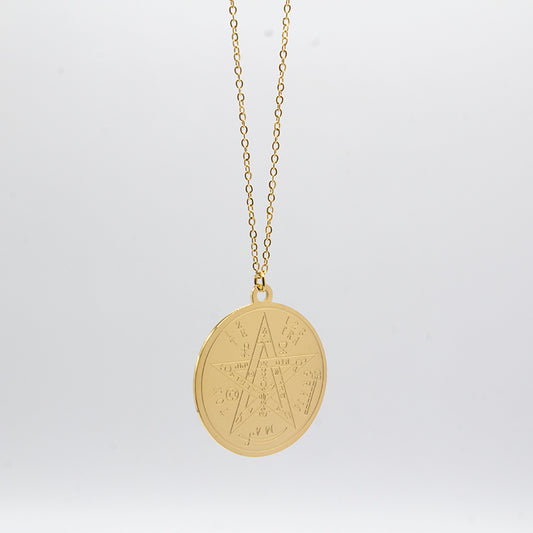 COLGANTE TETRAGRÁMATON DORADO