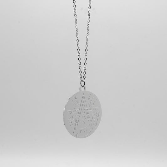 COLGANTE TETRAGRÁMATON PLATEADO