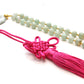 MALA 45 CUENTAS PIEDRA PRECIOSA JADE BORLÓN ROSA